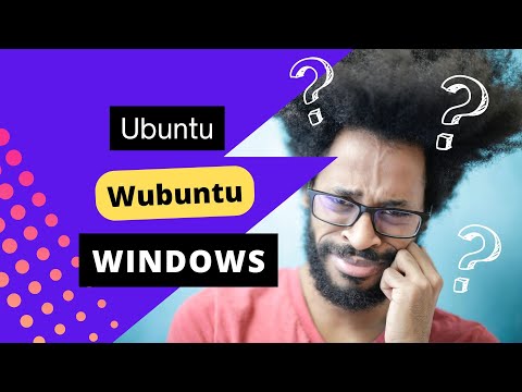 Wubuntu aka "Windows Ubuntu" Windows interface over Ubuntu Linux