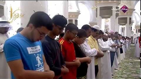 تلاوة رائعة  تراويح الليلة الثالثة عشر للشيخ إدريس أبكر 1435/idrees abkar 2014