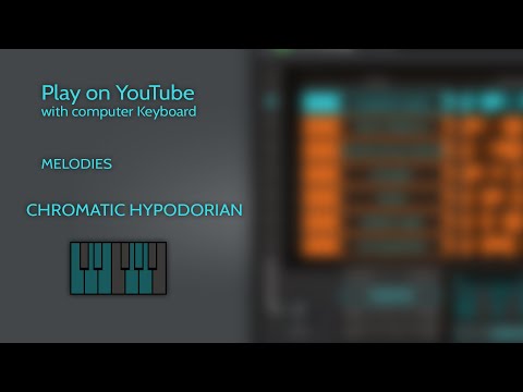 YT ScaleMatrix instrument series Chromatic hypodorian scale