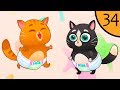 Суровый КОТИК БУБУ #34. Котята малыши. Мультик ИГРА про котят на Игрули TV