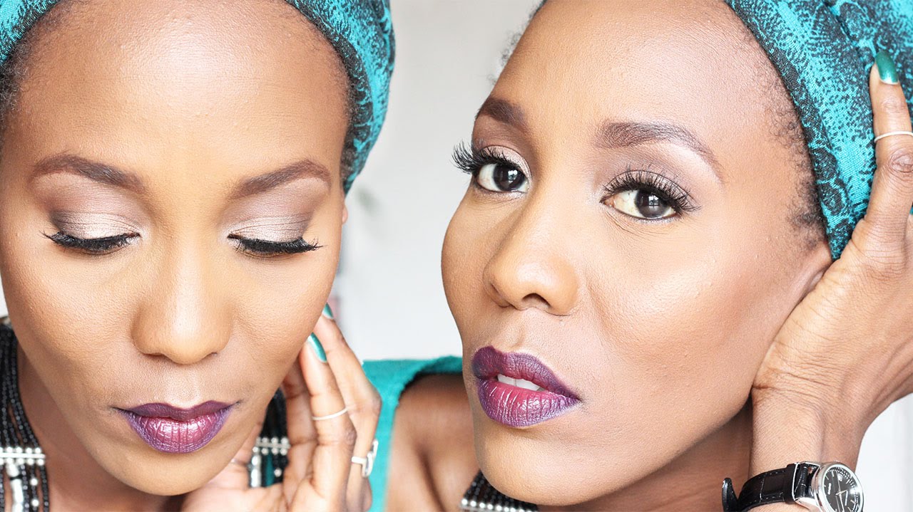 NEUTRALS & BOLD LIPS : FALL LOOK 