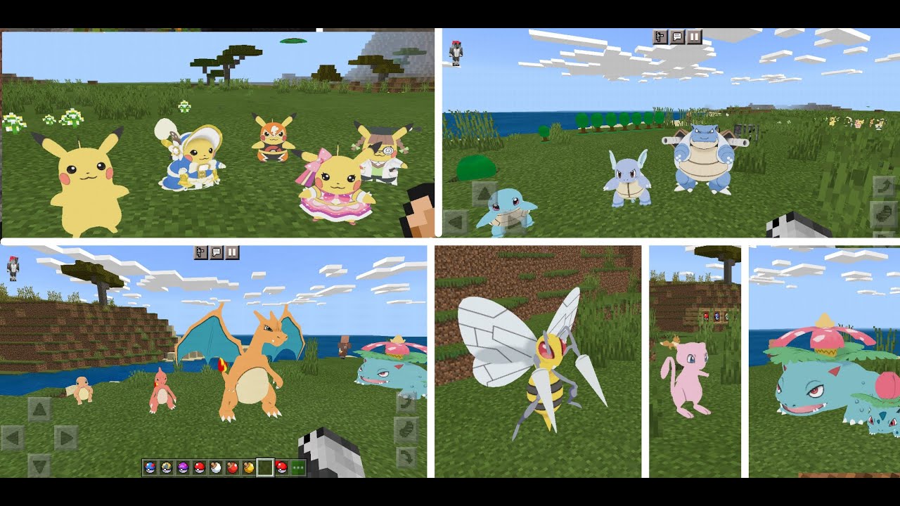 SALIO! MOD DE POKEMON 3D CON FUNCIONES PARA MINECRAFT PE 1.16 Pixelmon ADDON minecraft PE 1.16 2021