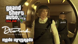 el golpe al casino en gta v online en modo infiltrado con el david