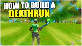 MY FIRST EVER DEATHRUN TUTORIAL! (Fortnite Creative)