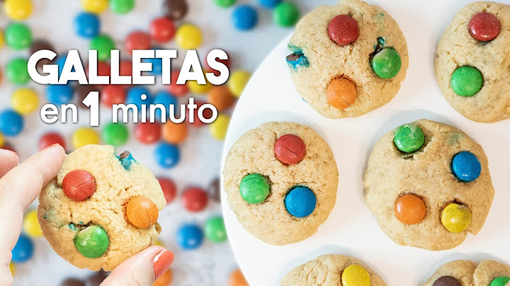 GALLETAS en 1 minuto en el MICROONDAS 🍪❤️ | Galletas Fáciles y Rápidas