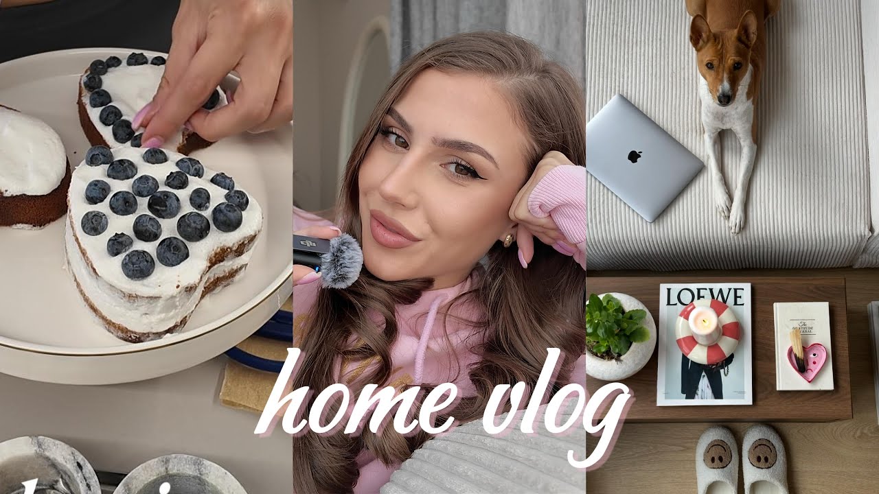 home vlog | един ден вкъщи, цялостно почистване на апартамента и лесна рецепта за торта 💕