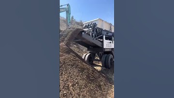 Working site of mud and stone separator#Earthandstoneseparator #mudandstoneseparator#quarrymachine