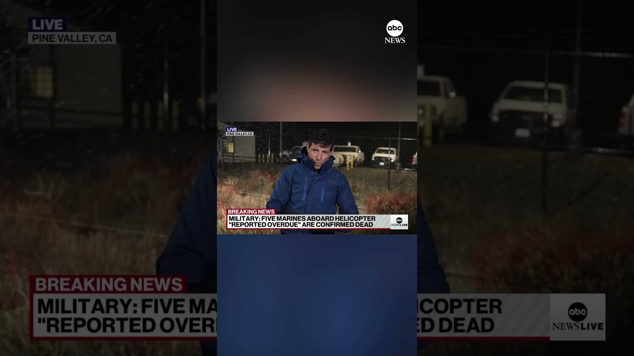 BREAKING Five Marines Aboard Helicopter Reported Overdue Are Confirmed Dead