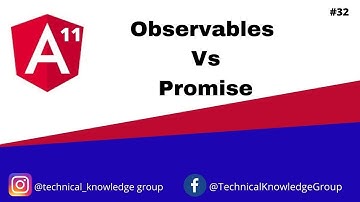 Angular 11 - Observables  VS Promise in Angular 11 #tutorial 32