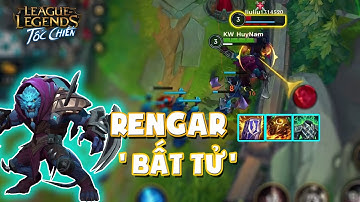 Liên Minh : Tốc Chiến | HỌC HỎI THÁCH ĐẤU RENGAR HÀN QUỐC | LỐI CHƠI RENGAR FULL TANK TOP CỰC DỊ