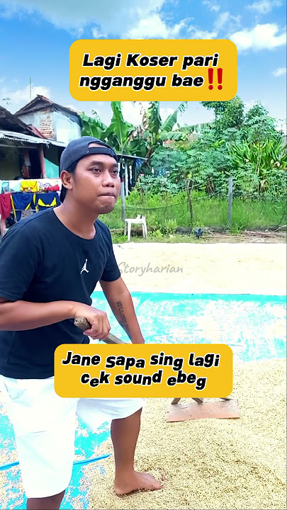 lagi kerja di ganggu orang cek sound  #jaranan #ceksound #gendruk #shorts #storyharian