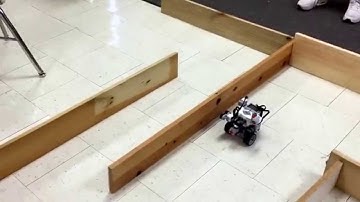 The TriBot follows the right hand rule to get through the maze.
