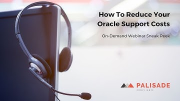 How to Reduce Your Oracle Support Costs