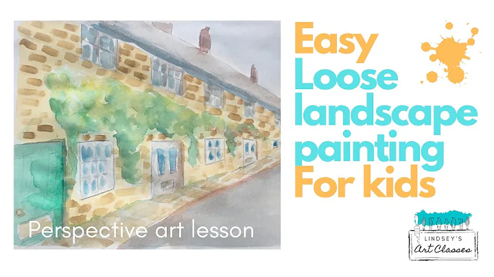 Easy loose watercolour painting #easylandscapepainting #landscapepainting #perspective - DayDayNews