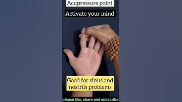 "Top Acupressure Points to Boost Mind Power and Relieve Sinus Issues" #shorts #trendingshorts