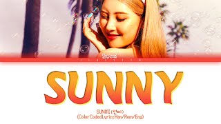SUNMI (선미) - SUNNY (Color Coded Lyrics Eng/Rom/Han/가사)