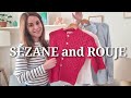 Sezane and Rouje haul and review - spring French style clothing haul