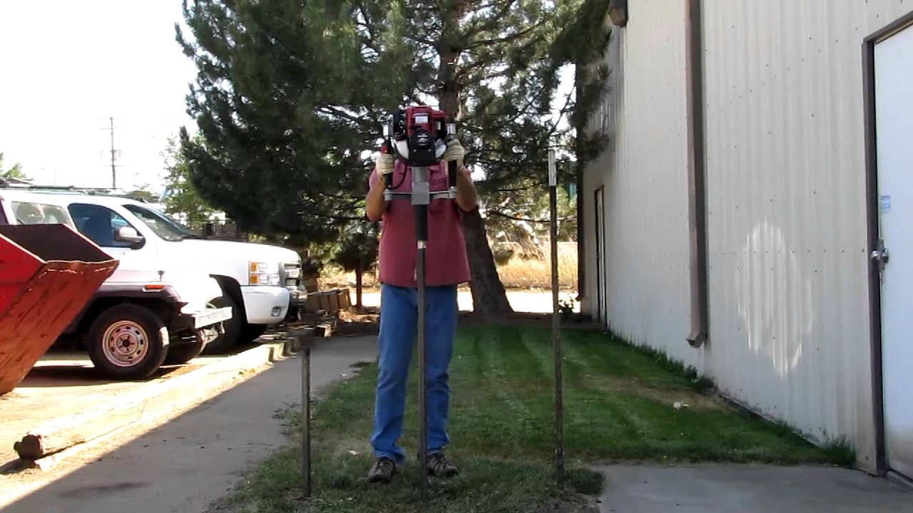 Rhino Gas Powed Post Driver GPD30 YouTube