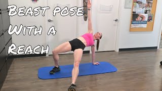 Beast Pose to Kick Though With Reach