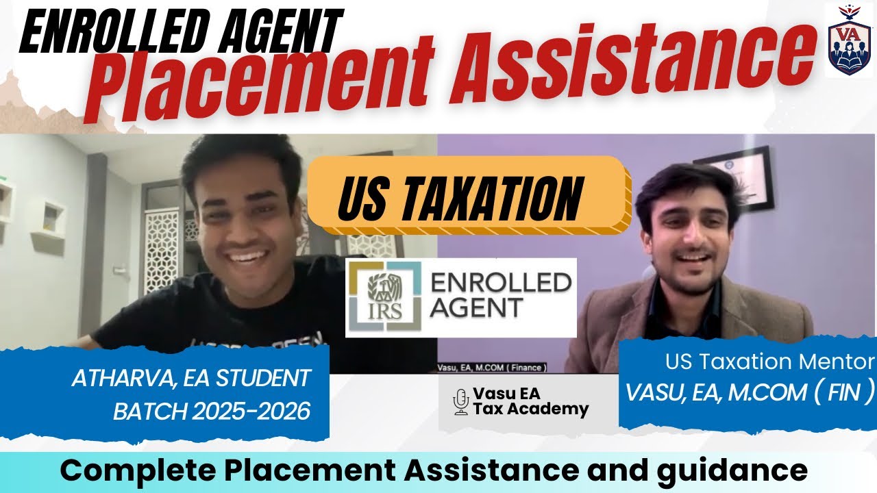 Vasu Rto Agent Enrolled Agent Placement | Build Your US Tax Career with EA Placement ...