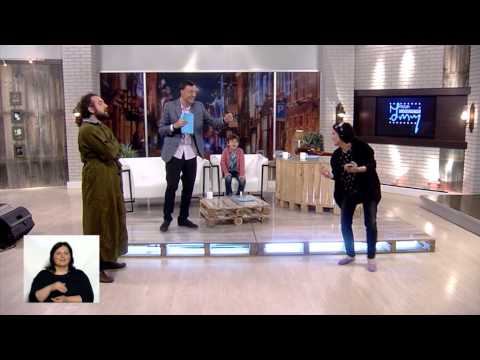 სერიალის \"შუა ქალაქში\" მსახიობები სიტყვების გამოცნობას თამაშობენ