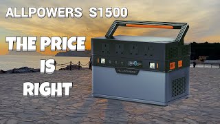 cheapest price ALLPOWERS S1500 Portable Power Station | 1092Wh 1500W