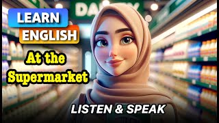 At The supermarket | Improve Your English | English Listening SkillsSpeaking Skills  Learn English