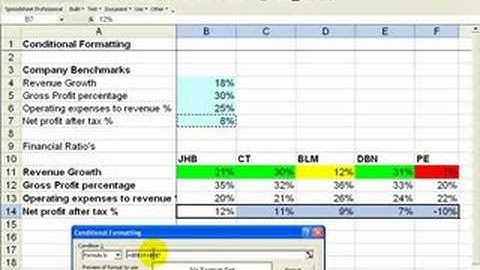 Conditional Formatting in Excel 2003- visit our channel for conditional formatting in latest Excel