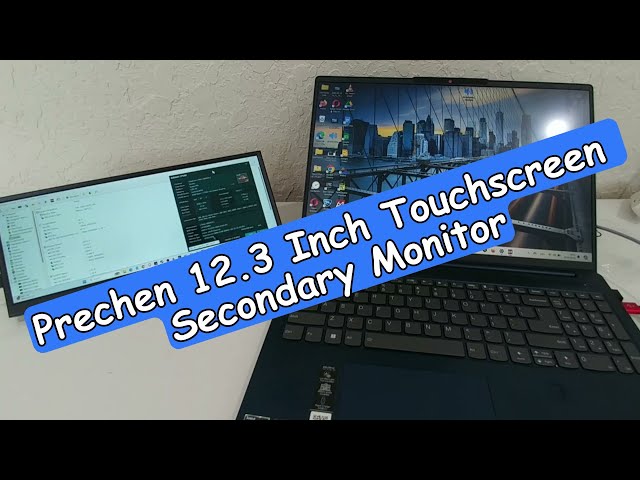 Prechen 12.3 Inch Touchscreen Secondary Monitor (Perfect As CPU