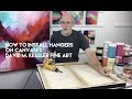 How to Install Hangers on Canvases