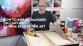 How to Install Hangers on Canvases