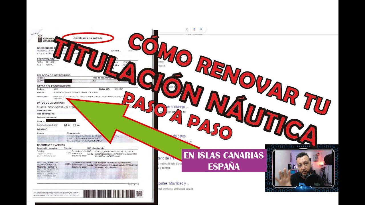 Cómo RENOVAR título náutico BARATO / PER / Patrón embarcaciones recreo