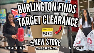 TARGET TV CLEARANCE | BURLINGTON BEAUTY & HYGIENE FINDS | $3 CLOTHES SALE #vlog