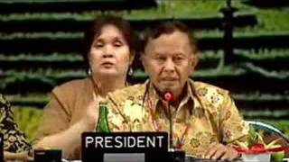 Bali climate summit final plenary / part4