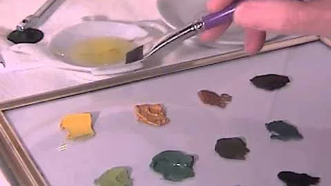 China Painting Tutorial - Mixing China Paints - Ba...