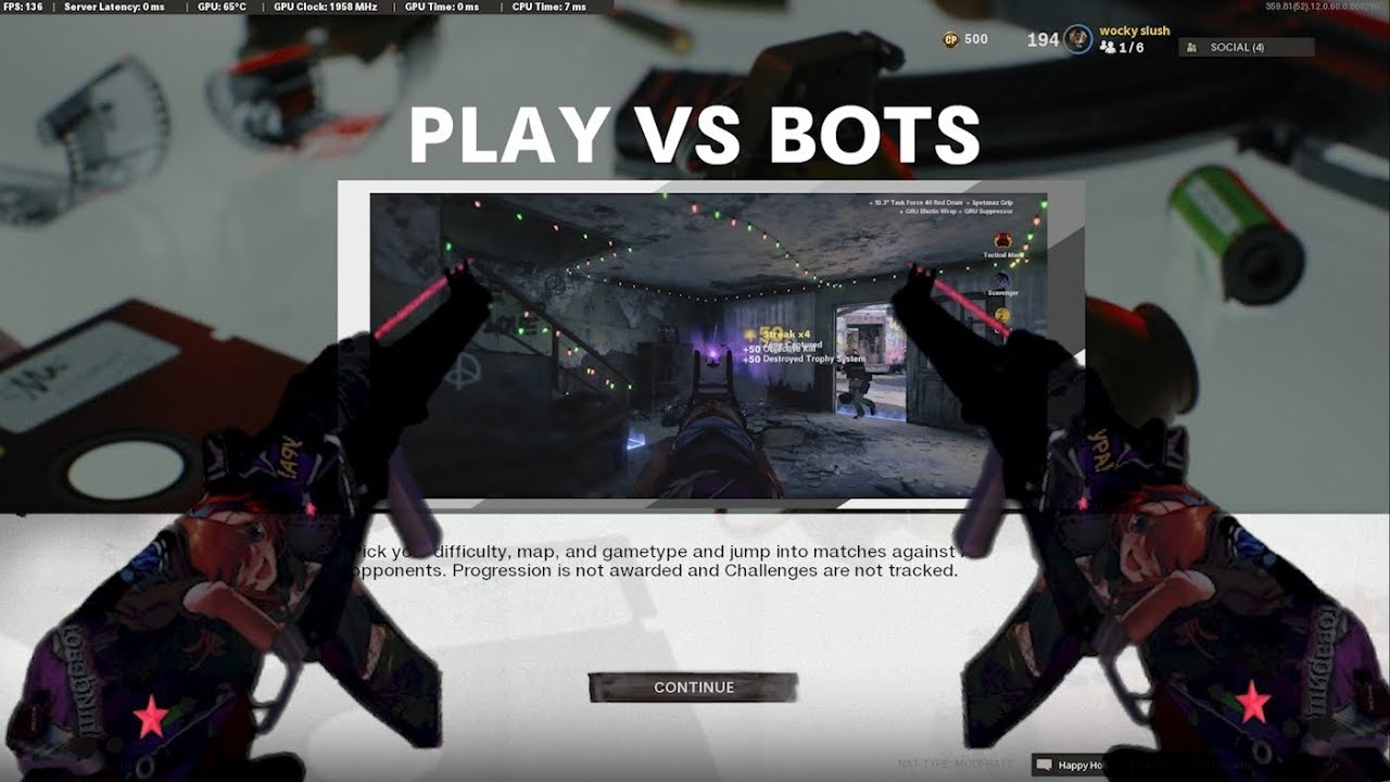 anime gun and bots | cold war