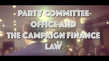 Party committee office and the campaign finance law OCPF@mass.gov