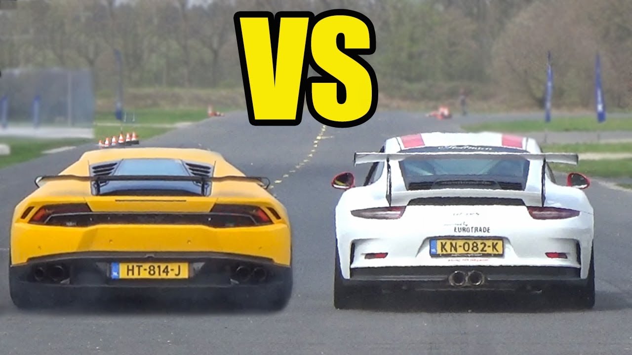 LAMBORGHINI HURACAN vs PORSCHE 911 GT3 RS 🔥** DRAG RACE **🔥