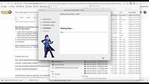 Install PowerShell 6 on MacOS