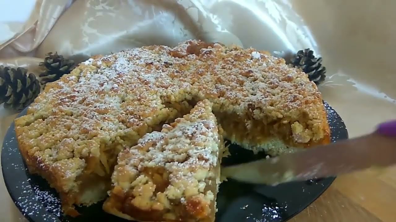 Prhki kolač od jabuka, topi se u ustima! Jednostavno i jako ukusno! #4k