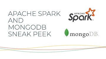 Apache Spark and MongoDB sneak peek demo