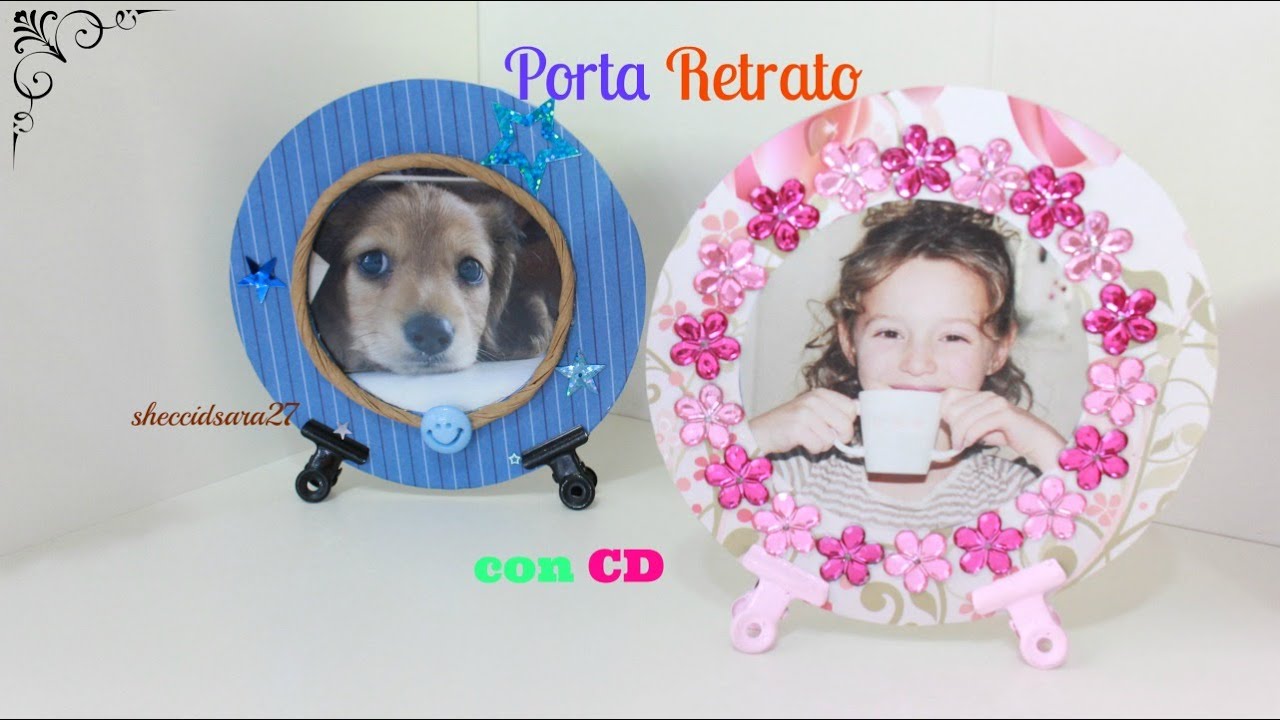 porta retrato de cds /charla sobre mi salud