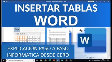 Como insertar tablas en word 2025 || Guia paso a paso