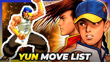 YUN MOVE LIST - Capcom vs. SNK 2: Mark of  the Millenium 2001 (CVS2)