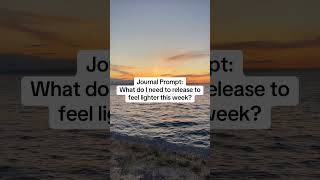 What are you ready to release this week? #wellnessjourney #journalingprompts #selfreflection