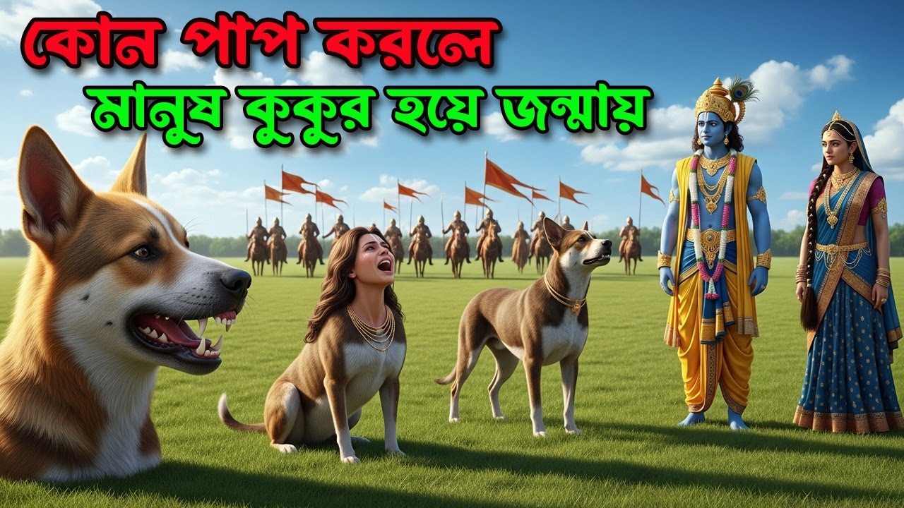 🌺কোন পাপ করলে🌺 পরের জন্মে কুকুর হতে হয় কর্মফলের ভয়ঙ্কর সত্য! শ্রীকৃষ্ণের অমৃত বাণী