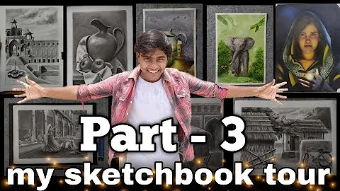 sketchbook tour | sketchbook tour of all my sketchbooks ( 4th - 12th grade ) | art tour