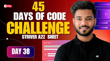🔥 Day 38 of Solving 455 problems in 45 Days of Code Challenge