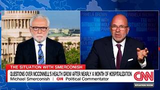 Smerconish quotes Kenny Rogers when asked by Wolf Blitzer about the missing Mitch McConnell