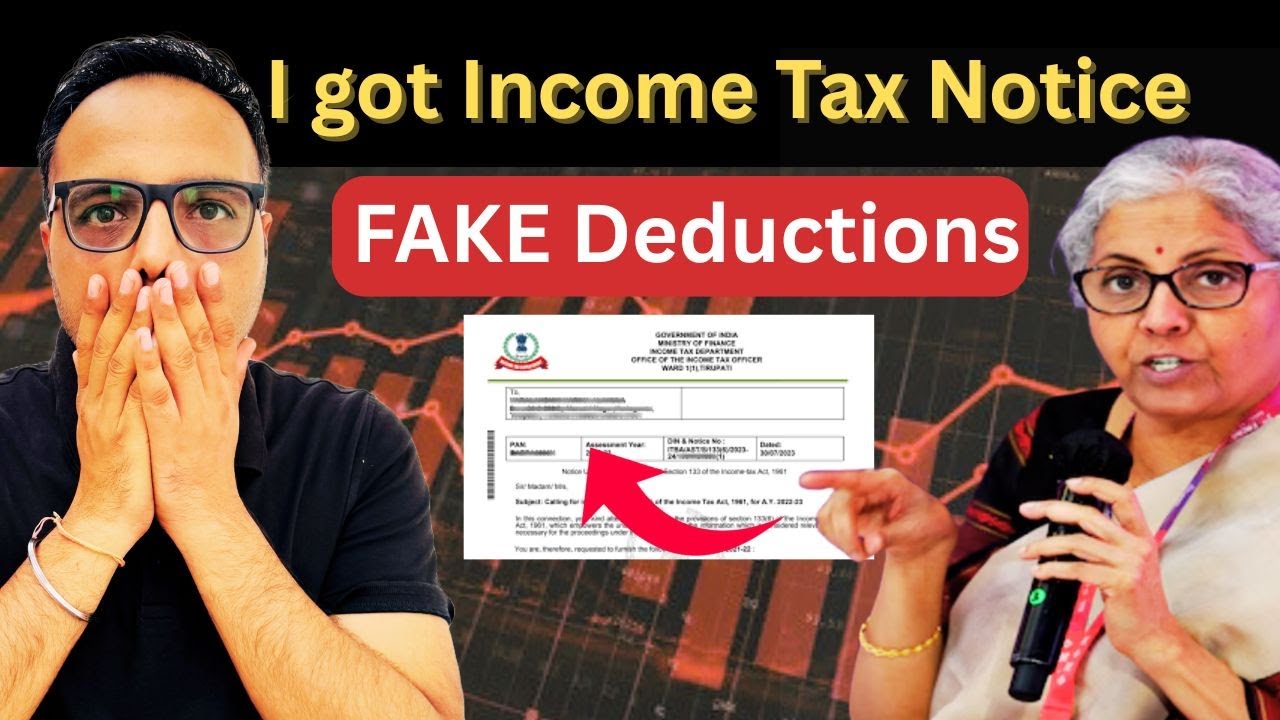 How to Avoid Notice for Fake Income Tax Deductions